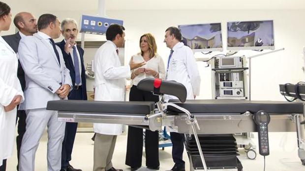 Susana Díaz inauguró el hospital de Cártama hace dos años