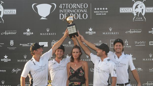 Nieves Álvarez, en el Campeonato Internacional de Polo