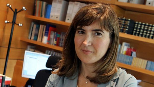 Rocío Blanco, en su despacho de la Tesorería de la Seguridad Social en Málaga