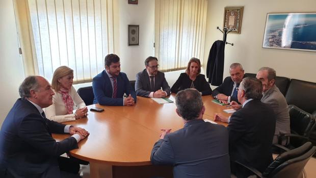 Imagen de la reunión mantenida este miércoles en Algeciras