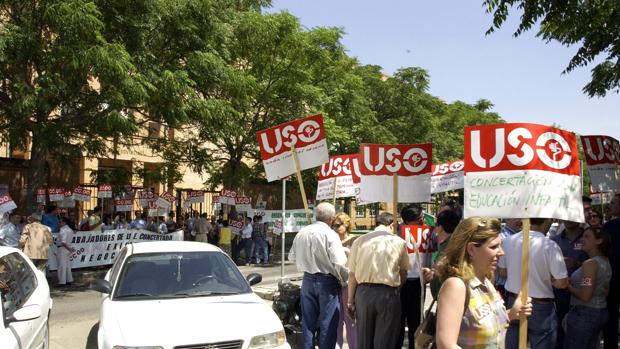 Una manifestación de profesores de la concerfada