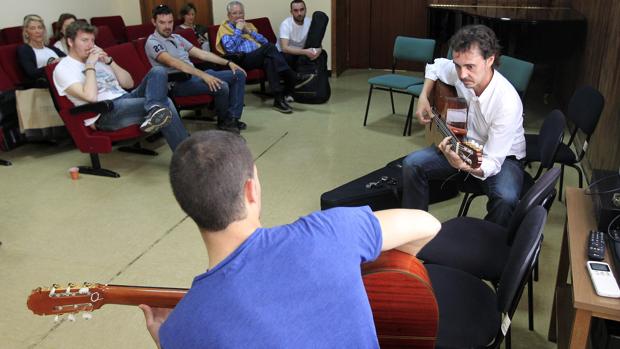 Clases en el Conservatorio Superior de Música Rafael Orozco de Córdoba