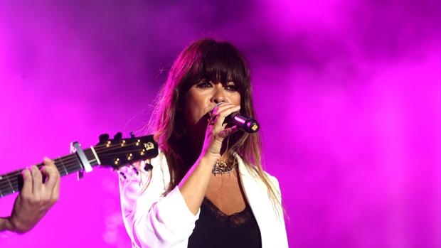 Vanesa Martín durante un concierto.
