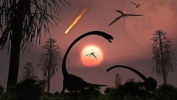 El meteorito impactó contra lo que hoy es la Península del Yucatán, en México