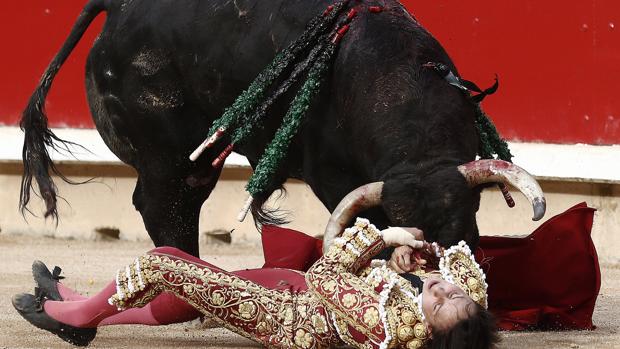Andrés Roca Rey, en un dramático momento