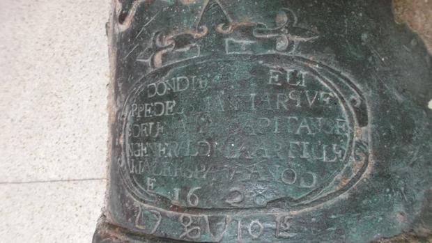 Imagen de un cañon que presumiblemente perteneció al galeón San José