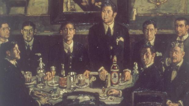 «La tertulia del café de Pombo», de José Gutiérrez Solana