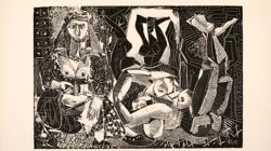 «Las mujeres de Argel (según Delacroix)», de Picasso. Segunda variación, 1955