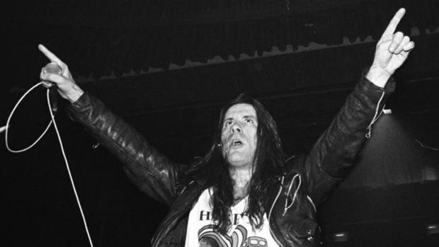 Bruce Dickinson durante su concierto en Sarajevo