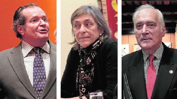 Juan Lacomba, María del Valle Gómez de Terreros y Juan Miguel González Gómez