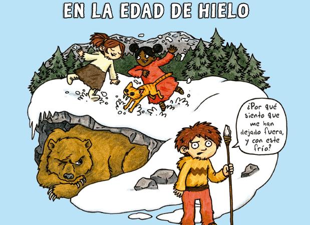 Viñeta que forma parte de la cubierta del libro