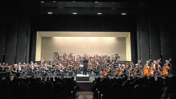 La ROSS durante un concierto en el Teatro de la Maestranza