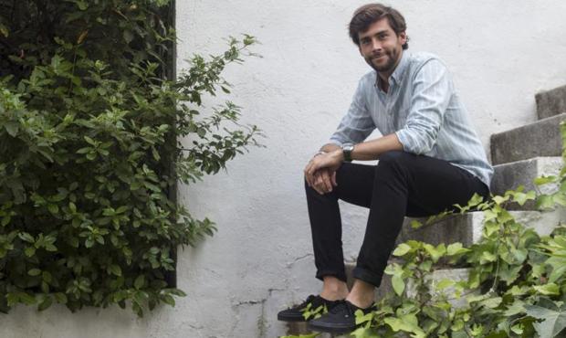 Álvaro Soler, durante la entrevista con ABC