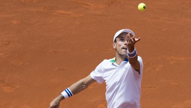 Roberto Bautista, en el partido ante Karlovic