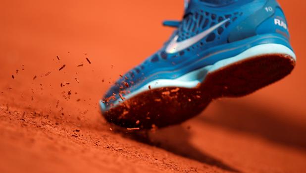 Una imagen de la tierra batida de Roland Garros