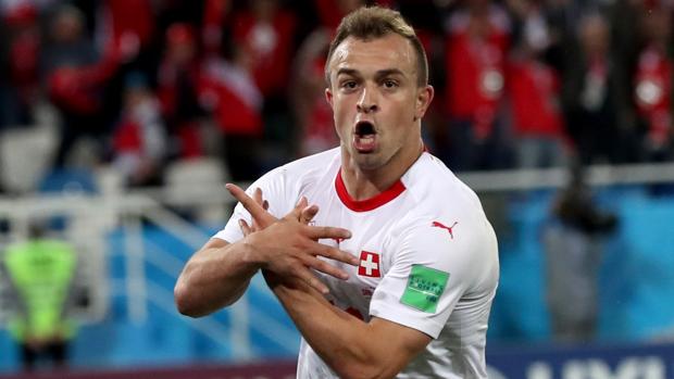 Shaqiri culminó la remontada suiza ante Serbia
