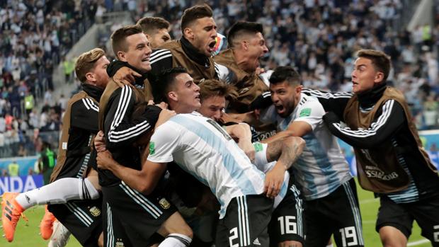 Celebración en el campo de Argentina