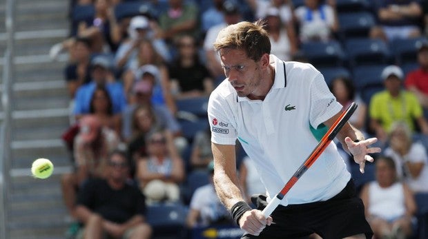 El tenista francés Nicolas Mahut, durante el US Open