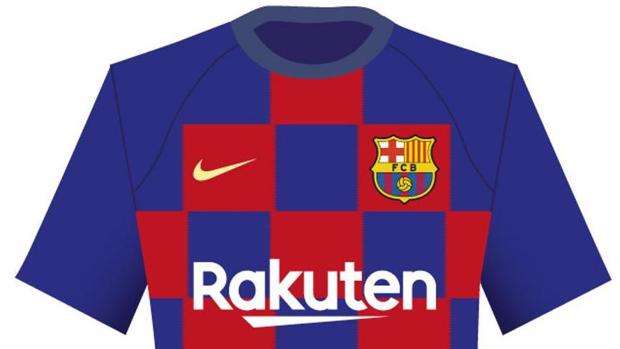 camiseta barça rayas horizontales