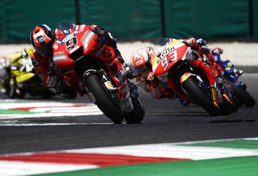 Petrucci, por delante de Márquez