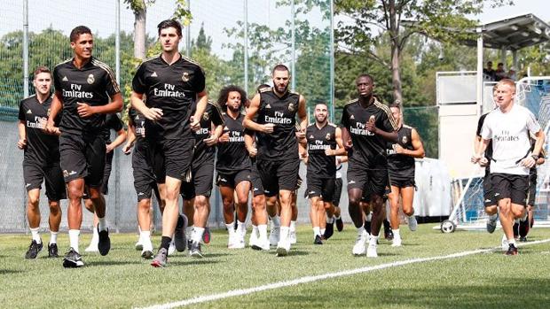 Primer entrenamiento del Madrid en Montreal