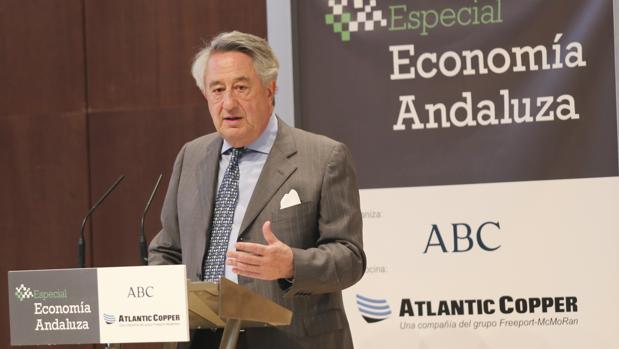 Javier Targuetta, consejero delegado de Atlantic Cooper, en un acto reciente organziado por ABC