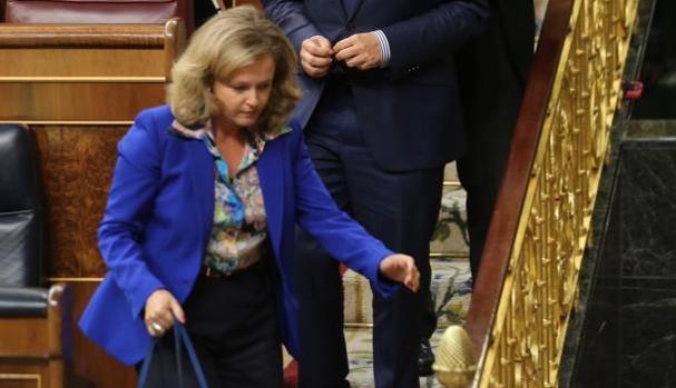 La ministra de Economía, Nadia Calviño