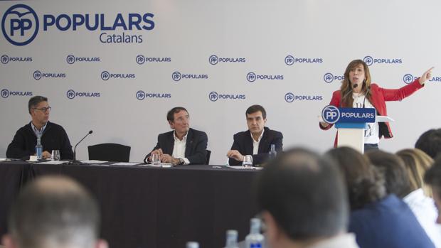 Camacho, esta mañana en la junta directiva del PPC