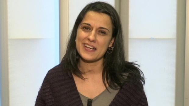 La exdiputada de la CUP Anna Gabriel en TV3
