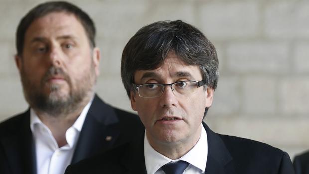 Oriol Junqueras y Carles Puigdemont