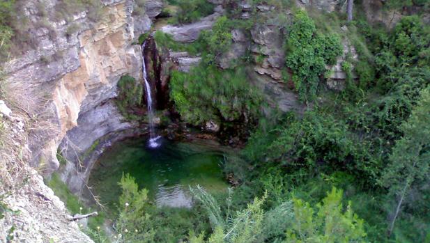 Imagen de las aguas que ofrece el paraje de Montanejos (Castellón)