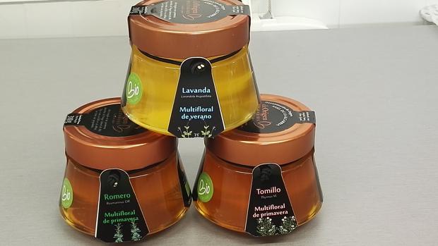 Mieles de Nectarius de romero, tomillo y lavanda, la premiada