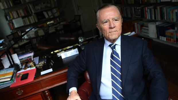 Ignacio Camuñas, fundador de la plataforma España Siempre, durante una entrevista en 2015, en Madrid