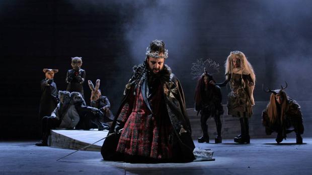 Una escena de «Macbeth» que representó a Colombia el año pasado en el festival