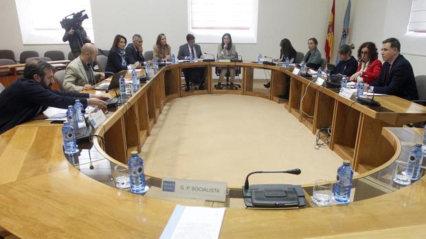 Sesión de la comisión de investigación en el Parlamento sobre el accidente del Marisquiño