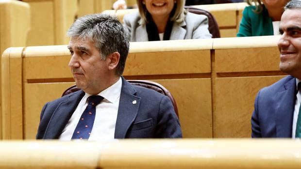 Ignacio Cosidó, portavoz del PP en el senado, la semana pasada durante una sesión plenaria
