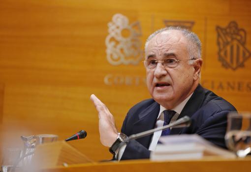 Imagen de Rafael Blasco tomada este lunes en las Cortes Valencianas
