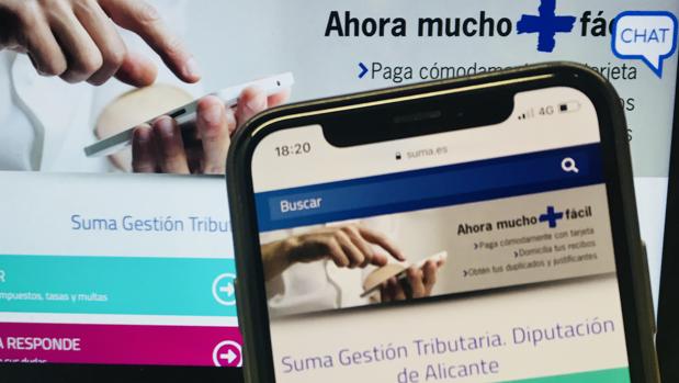 Aspecto de la nueva web de Suma