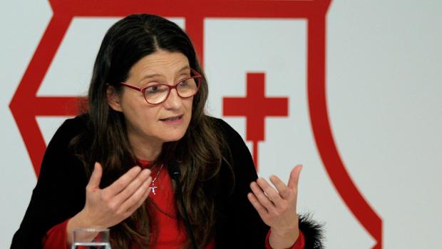 Imagen de la vicepresidenta de la Generalitat, Mónica Oltra, tomada este viernes