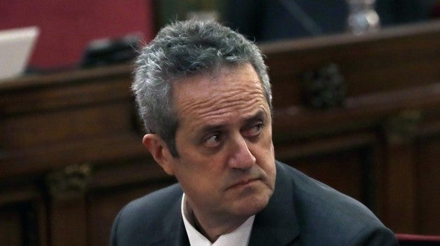 Joaquim Forn, en un mometno de su declaración en el juicio en el Tribunal Supremo