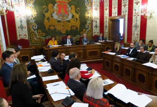 Sesión plenaria de la Corporación de Alicante