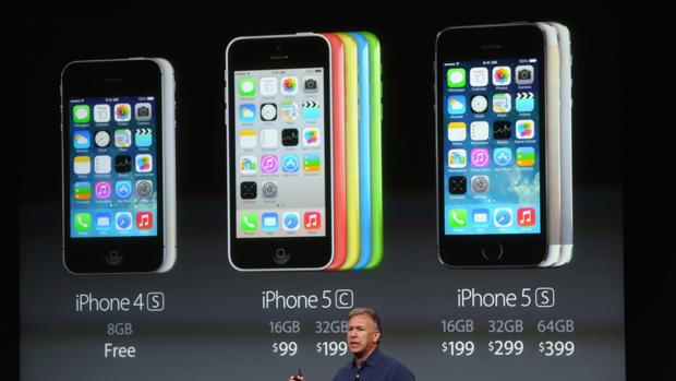 Imagen de la presentación del Iphone 5 allá por septiembre de 2013
