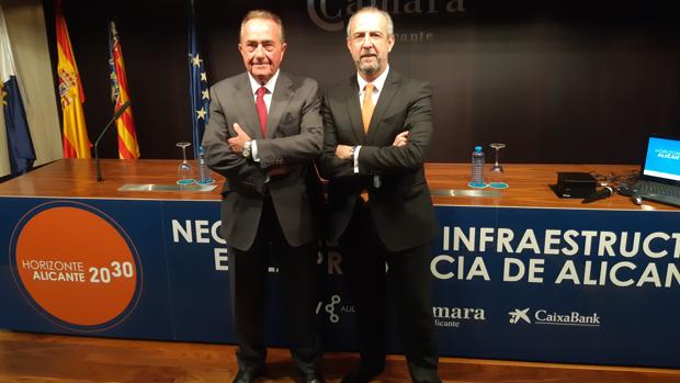 Riera y Palacio, en la presentación del estudio sobre infraestructuras de transporte