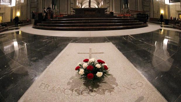 Lugar donde reposan los restos de Francisco Franco en el Valle de los Caídos