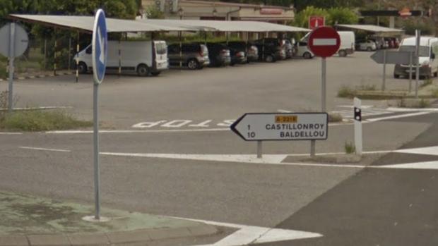 Acceso a Castillonroy y Baldellou desde la N-230