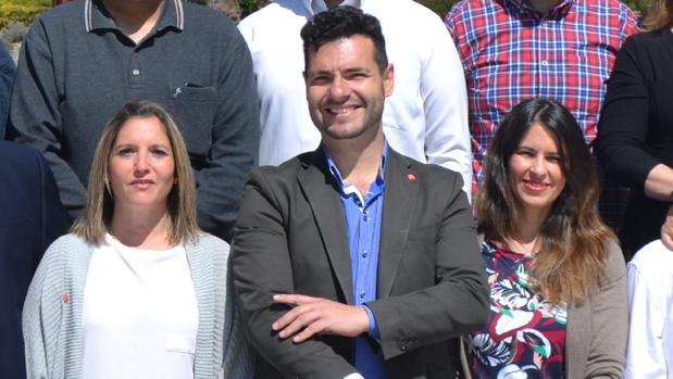 Carmen Jiménez, Juan López y Verónica Soto, concejales de Cs en Seseña