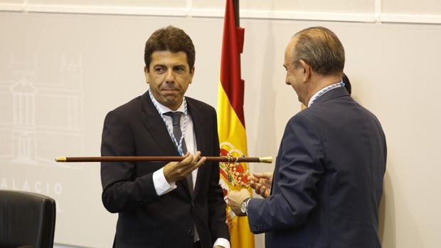 Imagen de Carlos Mazón en el acto de toma de posesión en la Diputación de Alicante