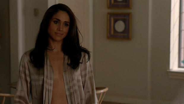 Meghan Markle en una de las escenas de la serie que protagoniza, «Suits»