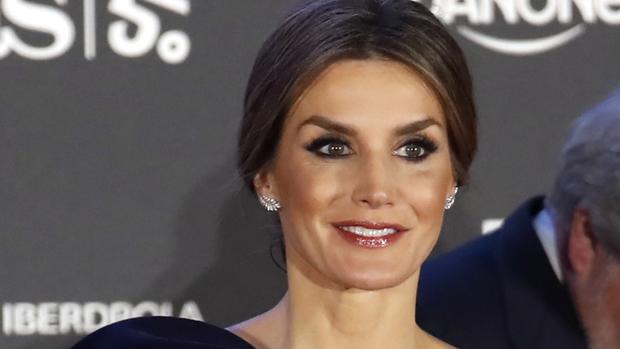 La Reina Letizia, durante la entrega de premios