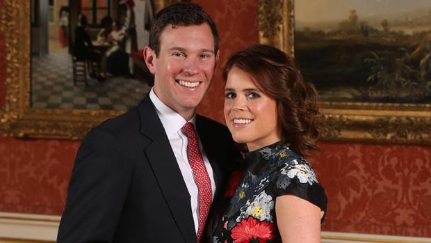 Eugenia de Yorkcon su novio Jack Brooksbank